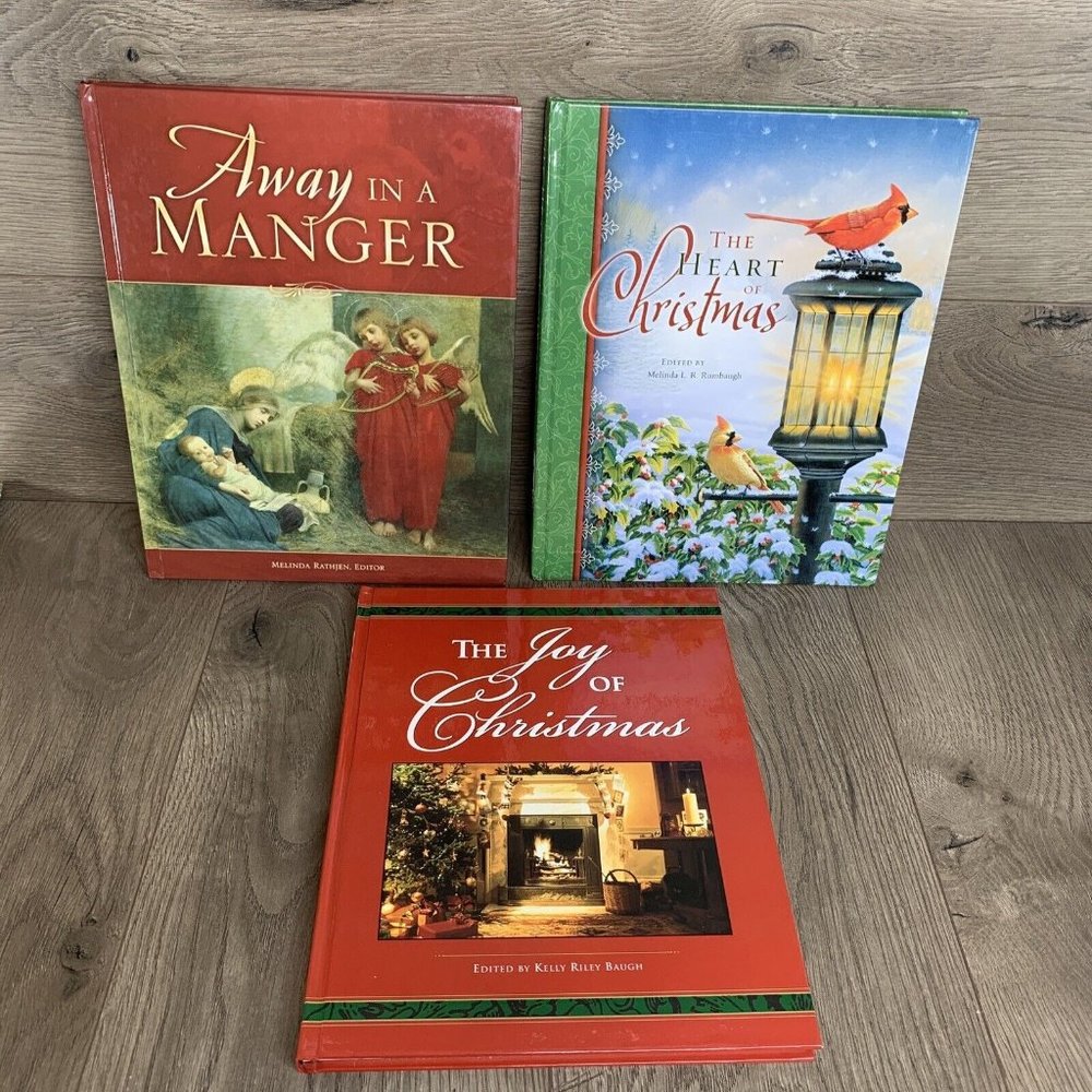 Guideposts Christmas Lot of 3 HC Away Manger Heart Of Christmas Joy Of Christmas